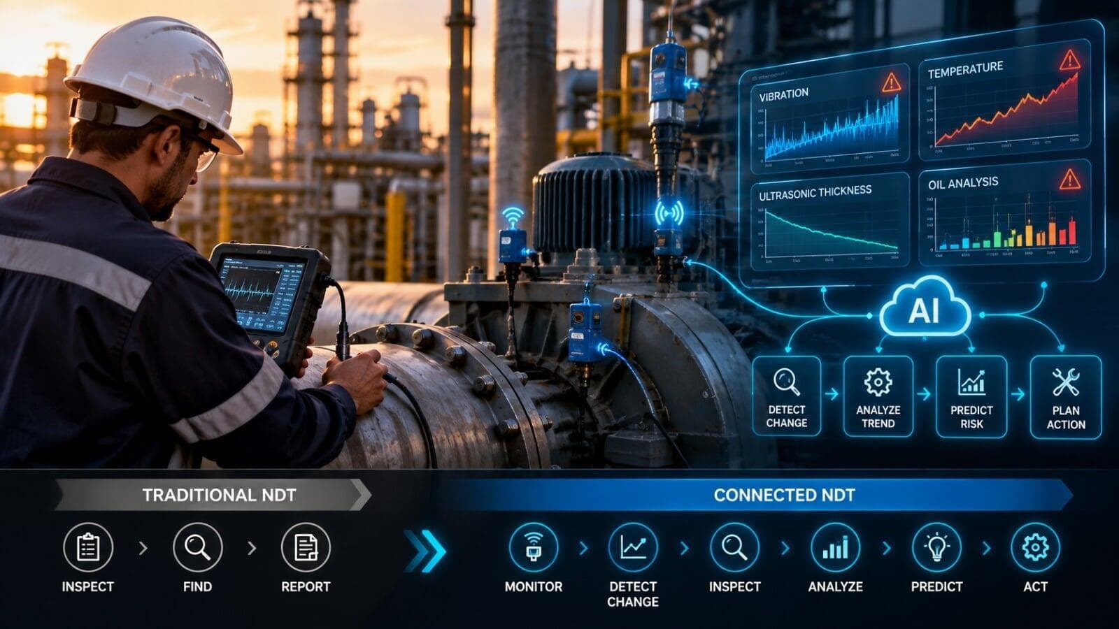 Condition Monitoring: When NDT Becomes Continuous Intelligence